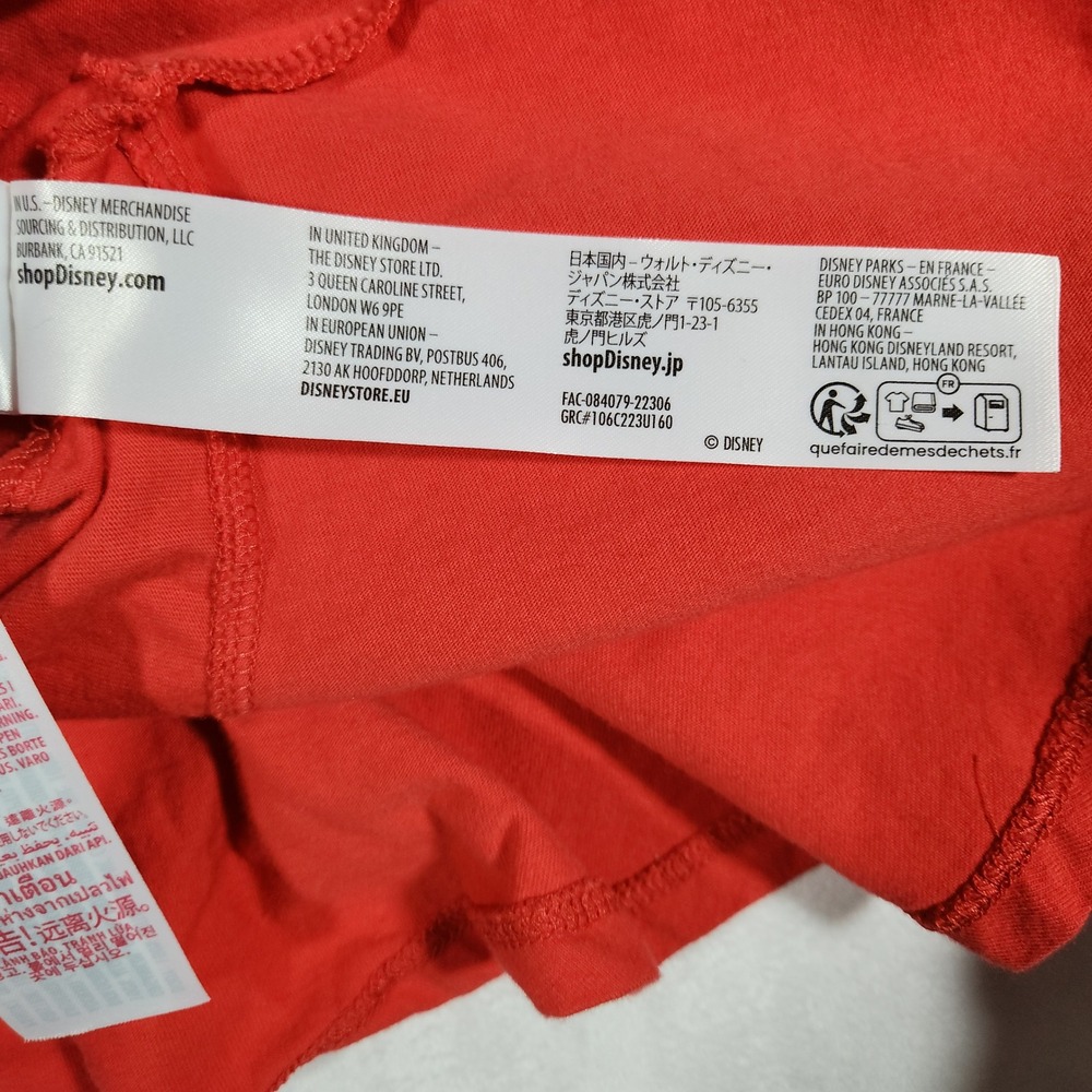 Disney‎ Parks Minnie Mouse Peplum Top Womens 1X Red Organic Cotton - Picture 12 of 13